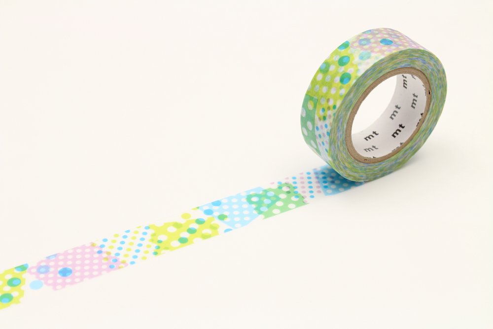MT washitape basic - negapoji dot blue