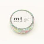 MT washitape basic - shimasankaku pink