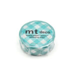 MT washitape basic - thick checkered green