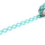 MT washitape basic - thick checkered green