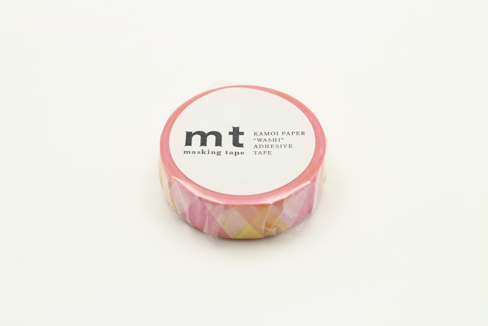 MT washitape basic - traingle and diamond pink