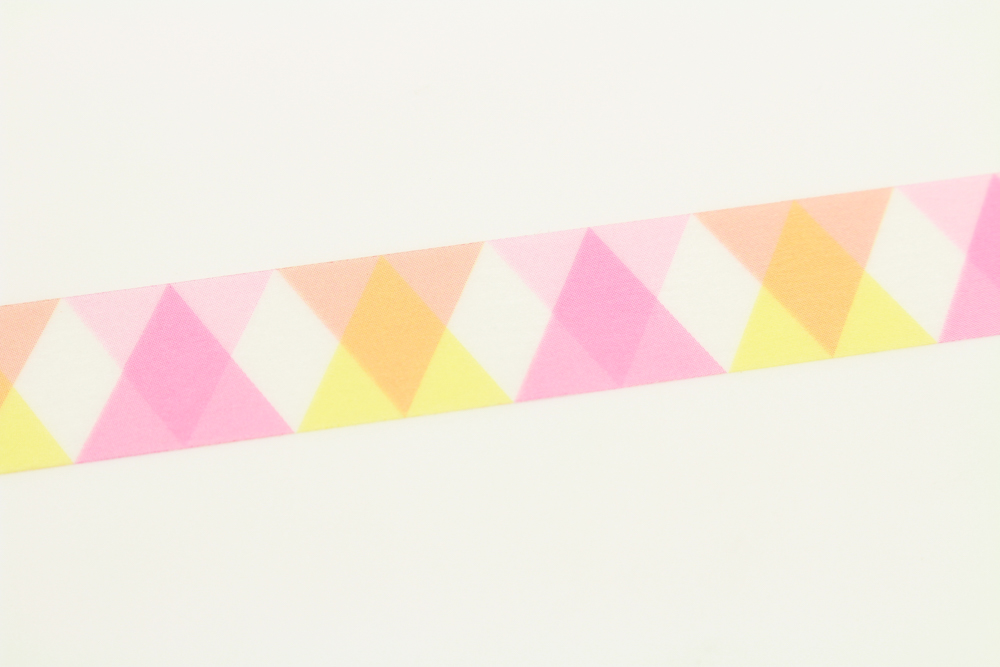 MT washitape basic - traingle and diamond pink