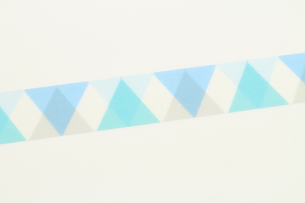 MT washitape basic - triangle and diamond blue