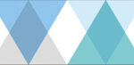 MT washitape basic - triangle and diamond blue