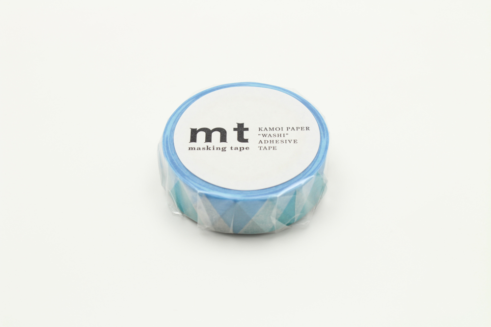 MT washitape basic - triangle and diamond blue