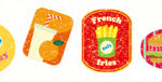 MT washitape ex - fast food sticker
