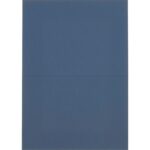 Paper Poetry Luxury dubbele kaart A6 - marineblauw