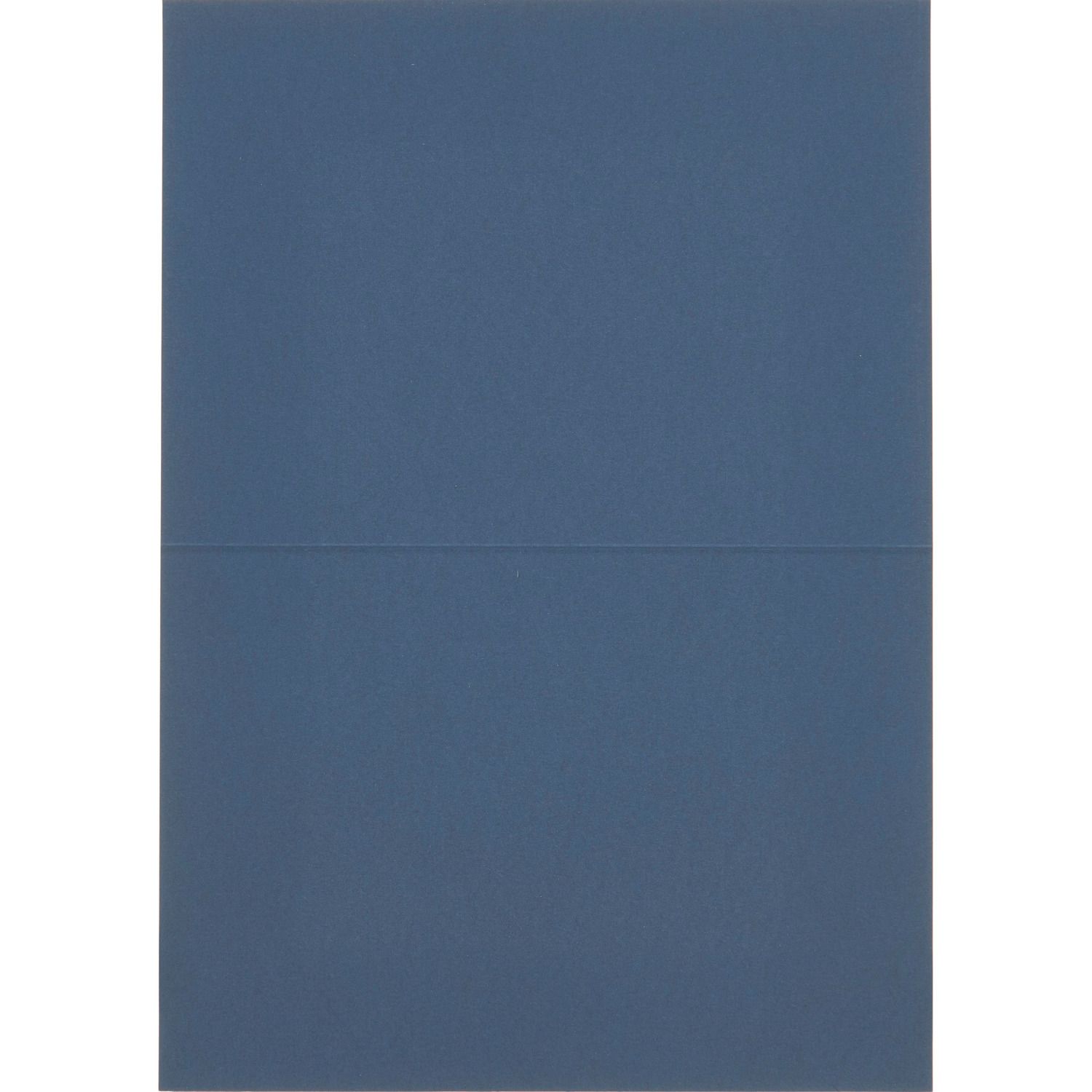 Paper Poetry Luxury dubbele kaart A6 - marineblauw