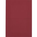 Paper Poetry Luxury dubbele kaart A6 - wijnrood