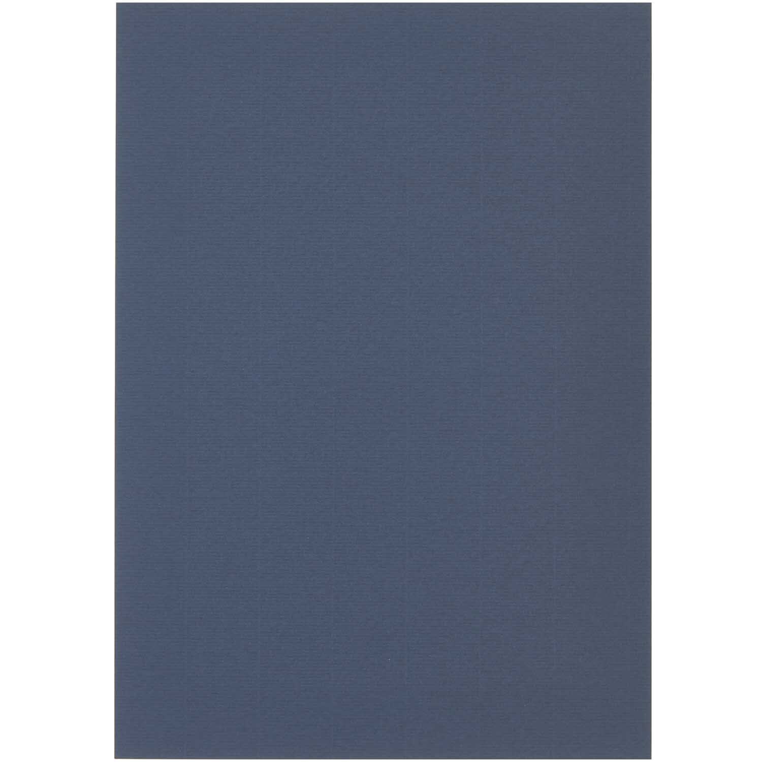 Paper Poetry Luxury Kaart A4 - marineblauw