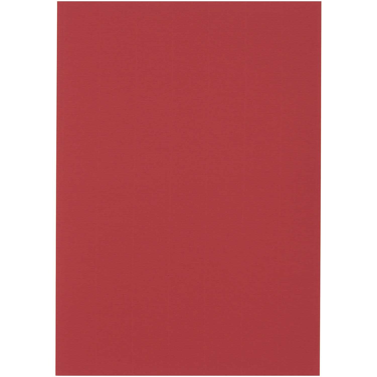 Paper Poetry Luxury Kaart A4 - rood