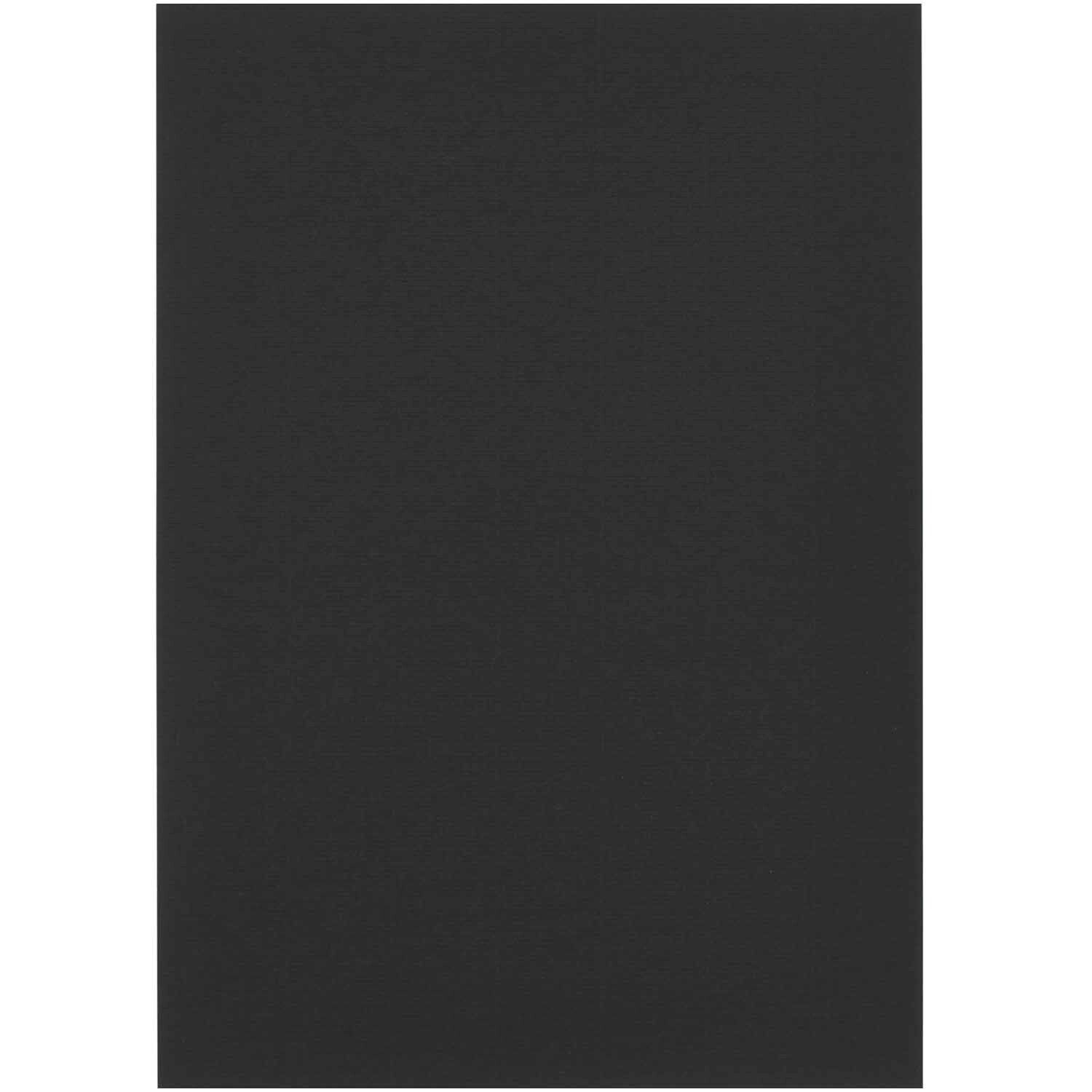 Paper Poetry Luxury Kaart A4 - zwart