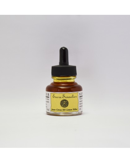 Sennelier inkt 30ml - 501 Citroengeel