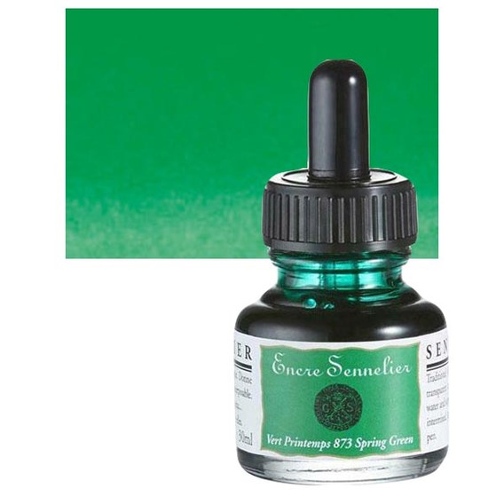 Sennelier inkt 30ml - 873 Verde primavera