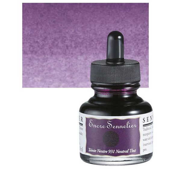 Sennelier inkt 30ml - 931 Neutrale kleur