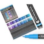 Tooli-art acrylstiften - set 22 blauw