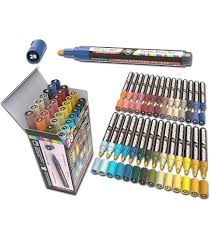 Tooli-art acrylstiften - set 24 glitter