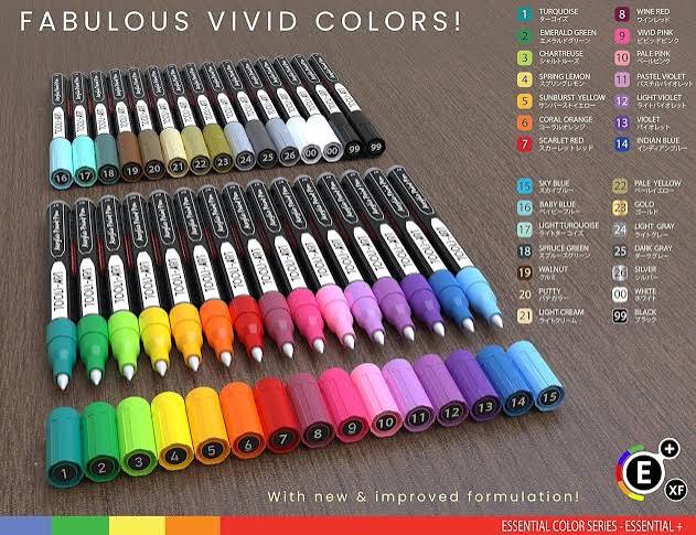 Tooli-art acrylstiften - set 30 essential