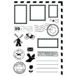 Vaessen Creative - Clear Stamps From the Postbox A6 18st.