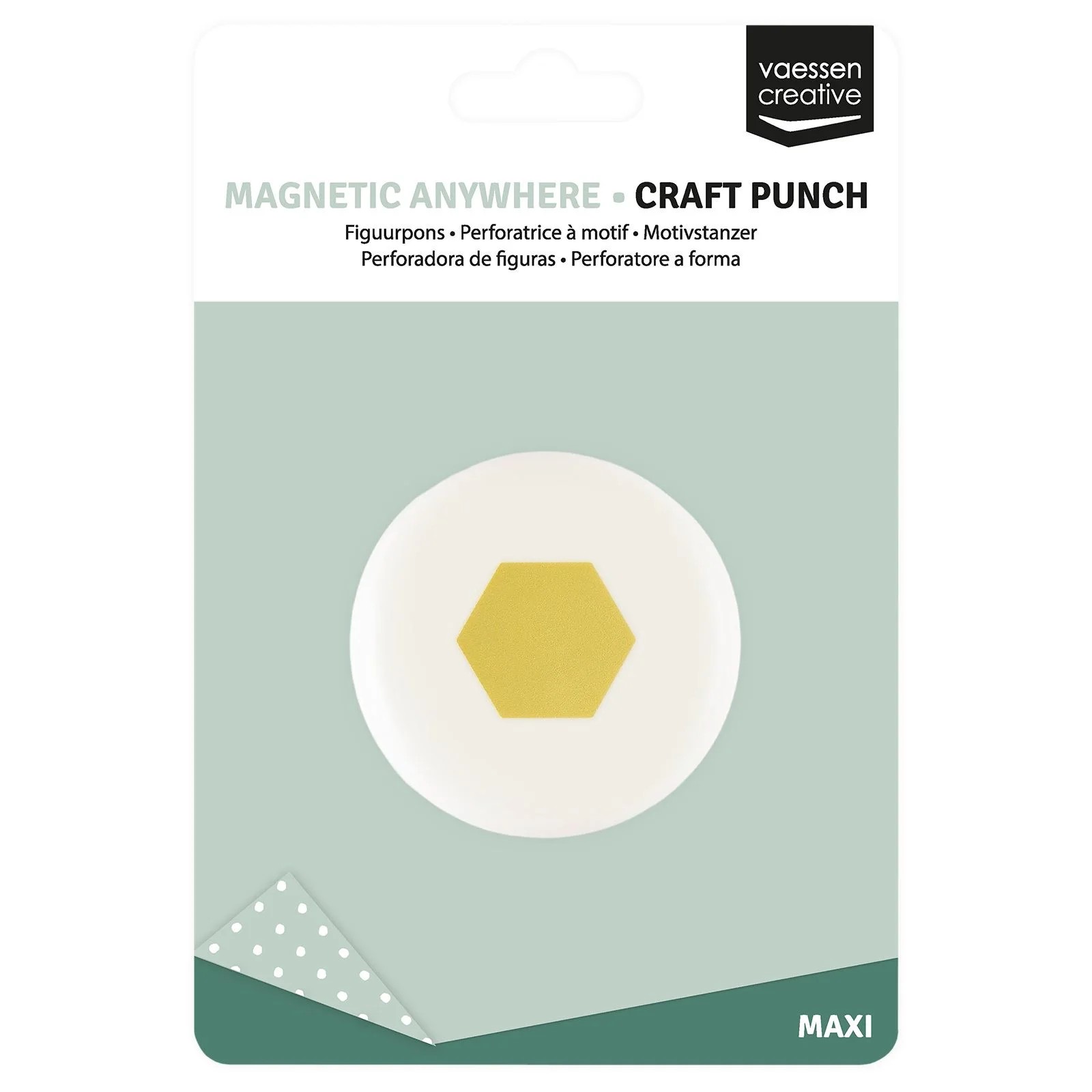 Vaessen Creative - Magnetic Anywhere Pons Hexagon - 2,5x2,2cm