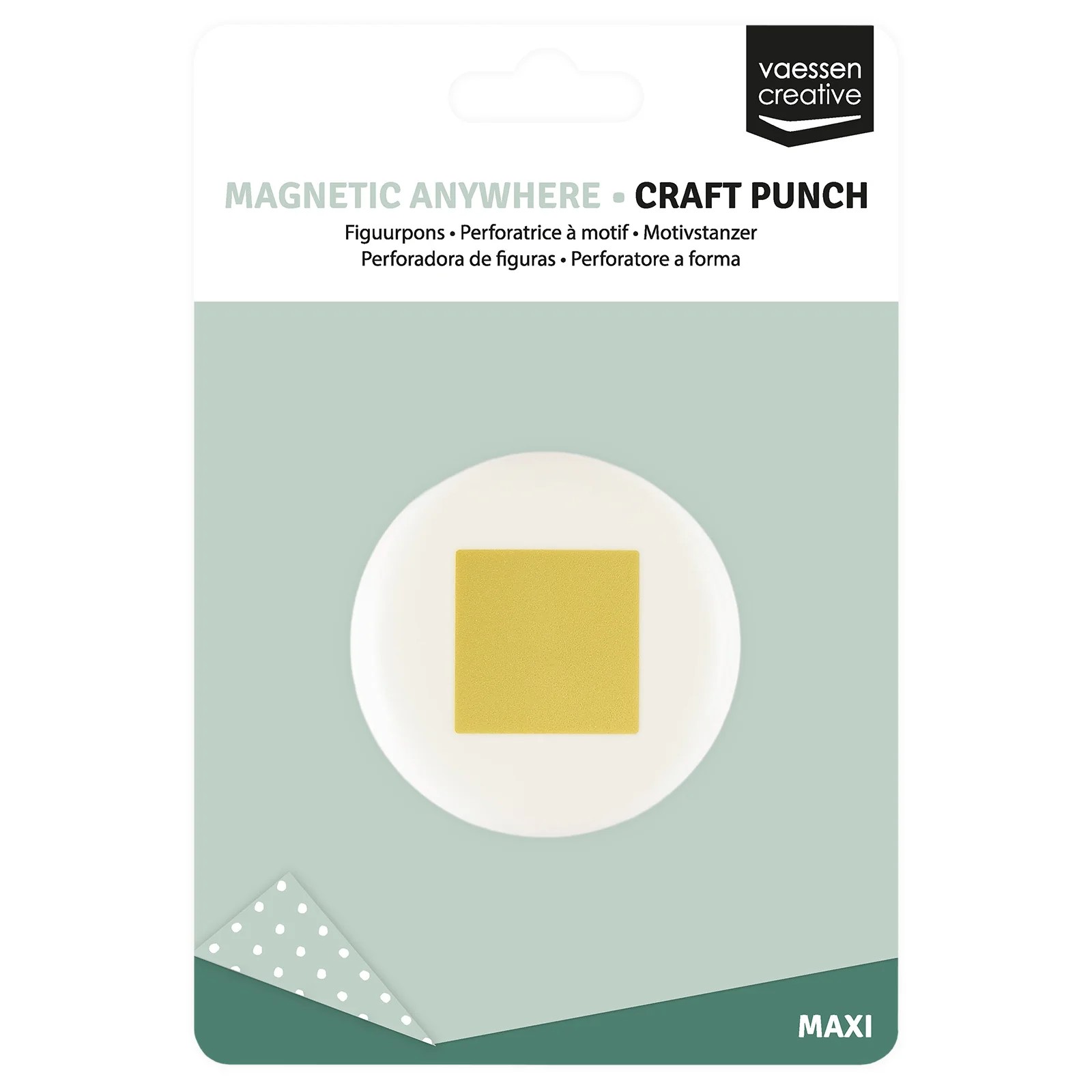 Vaessen Creative - Magnetic Anywhere Pons Vierkant - 2,5x2,5cm