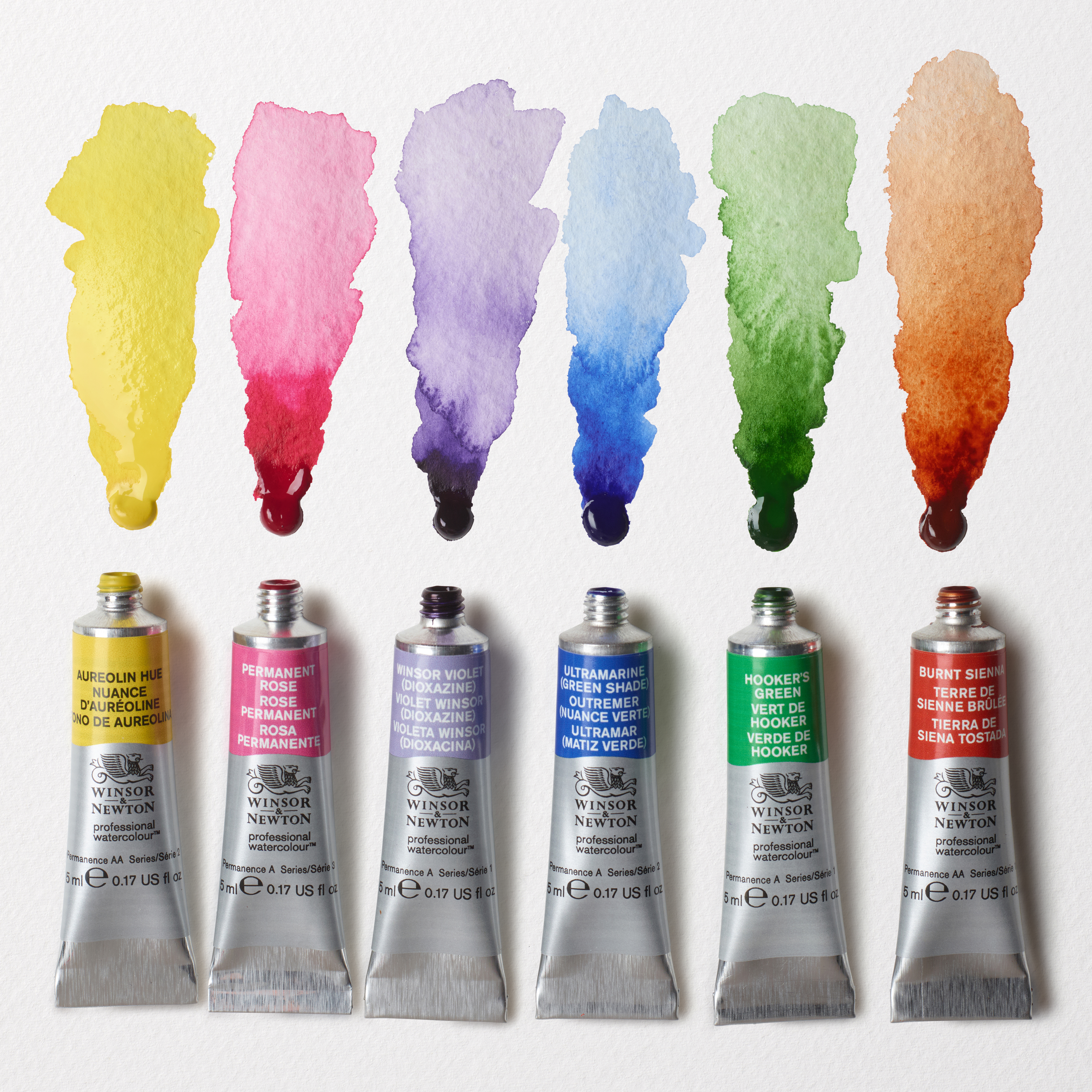 Winsor & Newton PWC – set 6 x 5ml tubes floral colours set