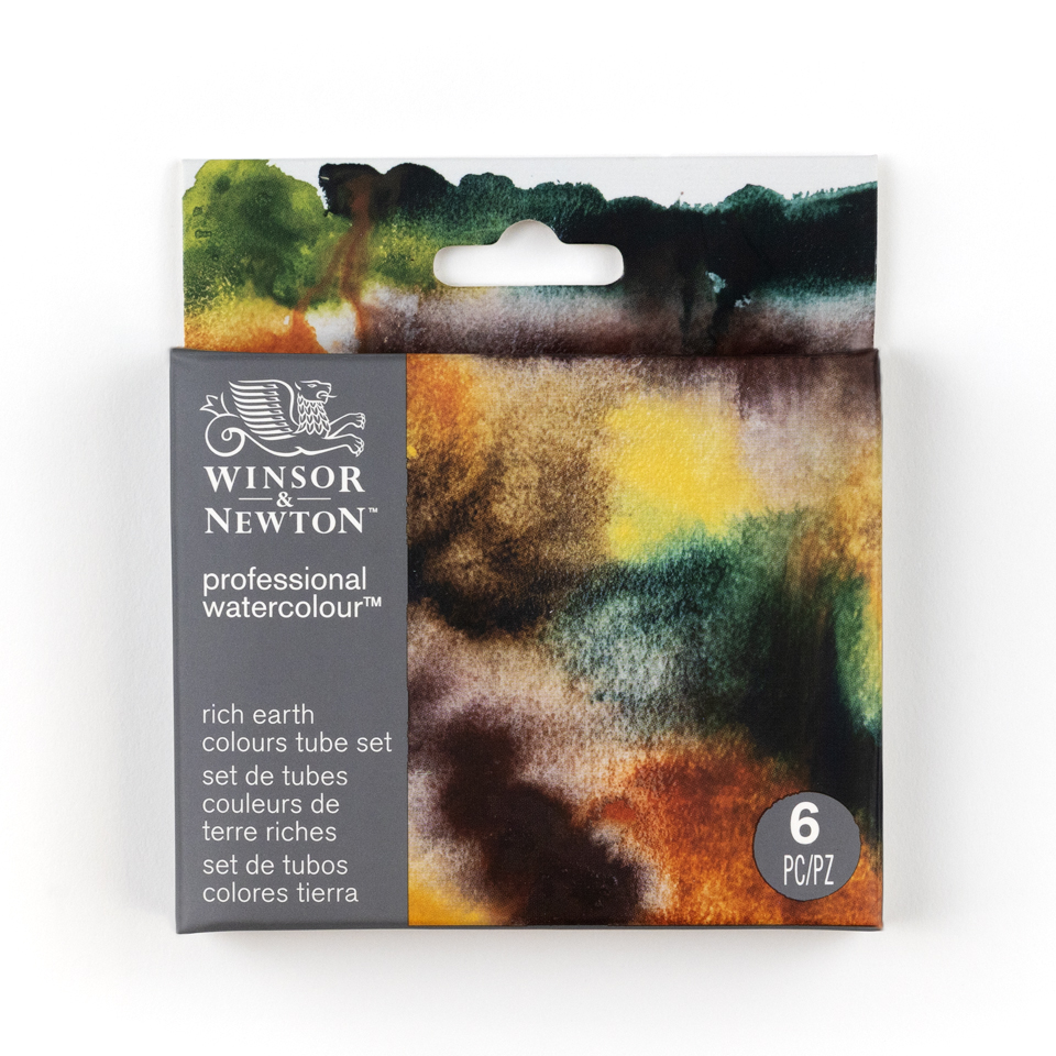 Winsor & Newton PWC – set 6 x 5ml tubes rich earth set