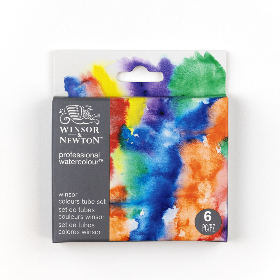 Winsor & Newton PWC – set 6 x 5ml tubes winsor colours set
