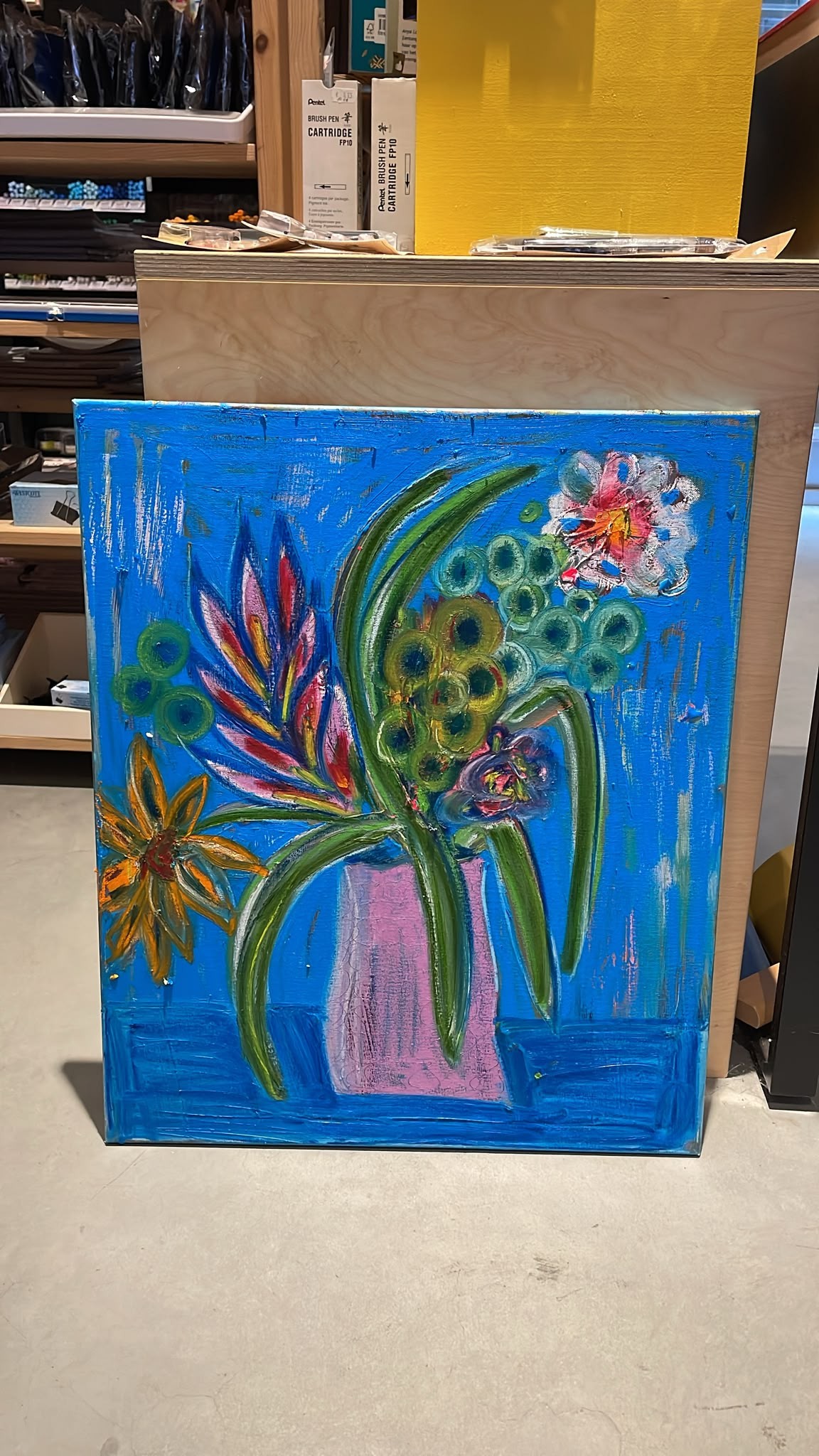 Workshop Drawing oil & acryl - 10 december